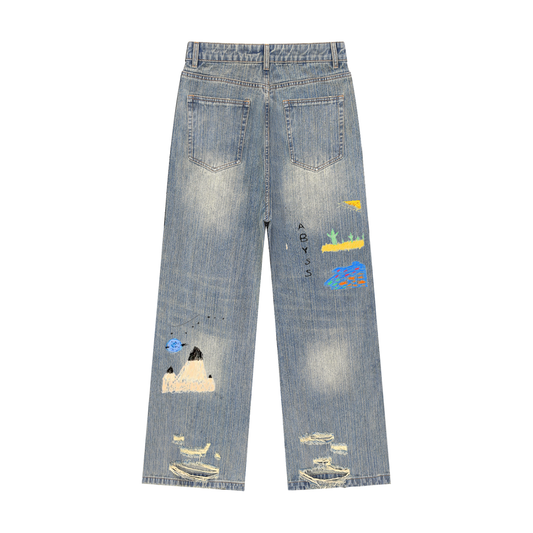 Vintage Wash ‘ART’ Jeanz